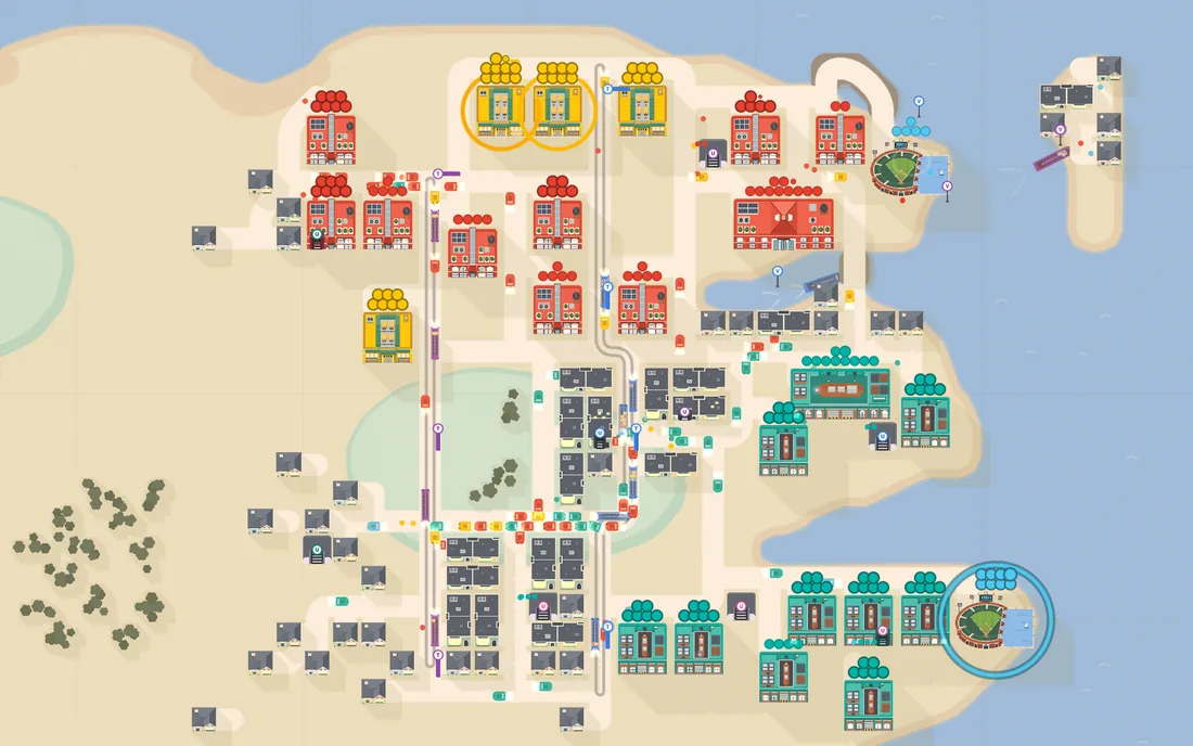San Francisco map: the peninsula and the bay